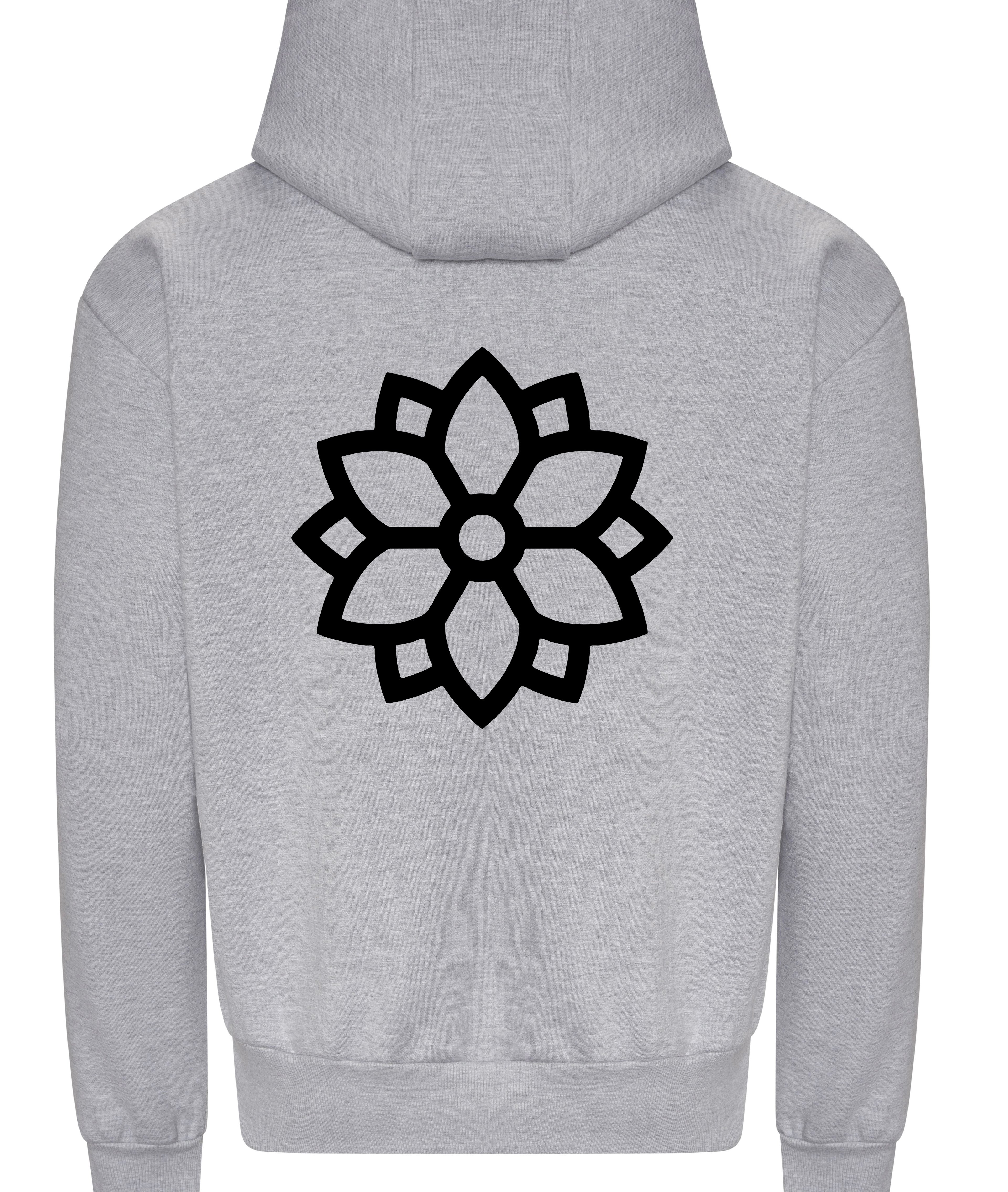 Sweat à capuche collection : ( la Fleur de Damas)