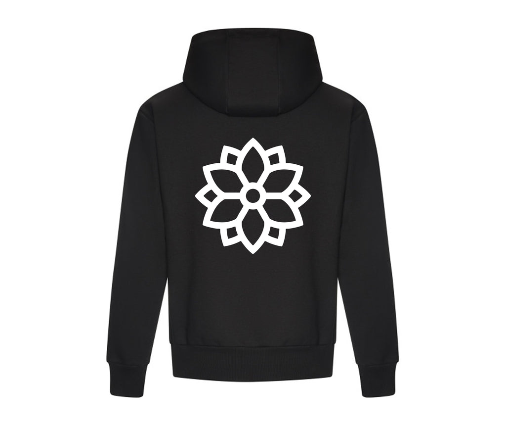 Sweat à capuche collection : ( la Fleur de Damas).